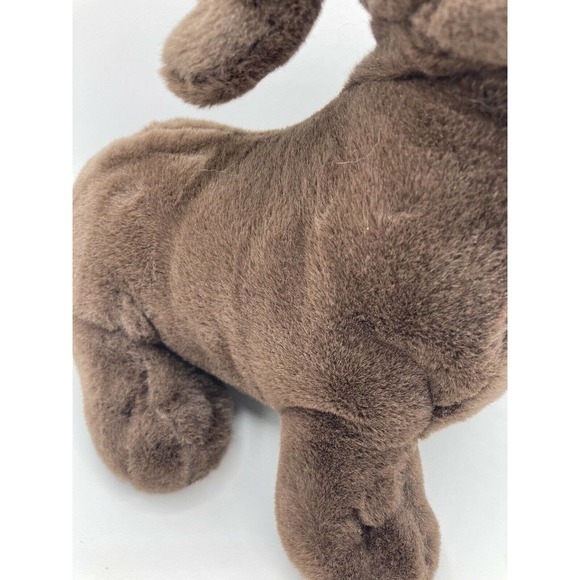 Chocolate Labrador Lab Puppy Plush Stuffed Animal Dan Dee 10" Life Like - Picture 4 of 8